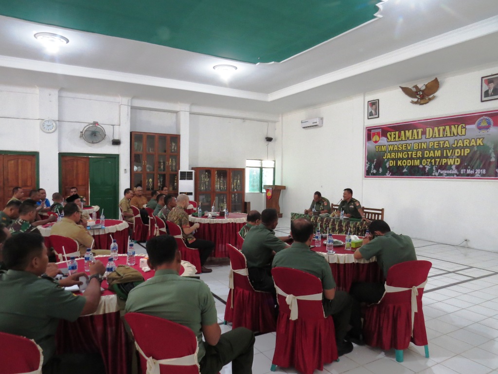 Tim Wasev Kunjungi Kodim Purwodadi